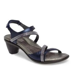 NAOT glitter heel sandal